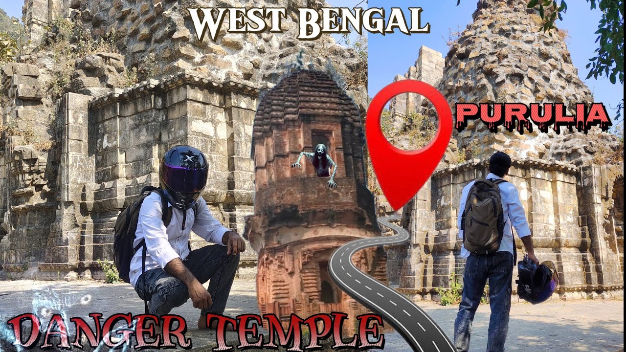 West Bengal Danger Temple On The Mountain / Purulia Moto blogger Gar Panchkot #vlog #adventure #desi