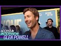 Glen Powell Teases Family&#39;s HILARIOUS &#39;Elf&#39; Recreation