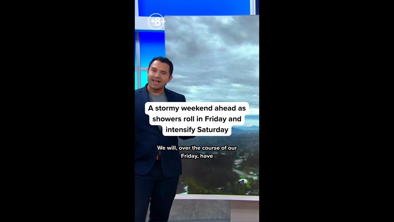 A stormy weekend ahead as showers roll in Friday and intensify Saturday ...