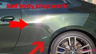 Body shop quality control.... how they screwed this client over ...