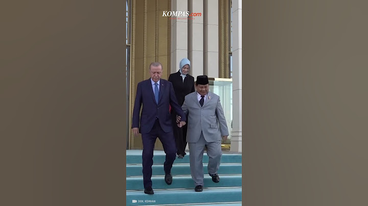 Momen Erdogan Antar Prabowo Sampai Mobil