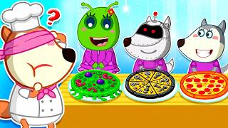Which Is Mom’s Pizza! 🍕Mom’s Homemade Pizza Challenge | Lycan Cartoon for Kids