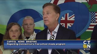 Announcement on the expansion of Connecticut's free school meals program Guide