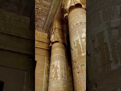 عظمة اجداد المصريين من معبد دندرة معبد الالهة حتحور مصر الفرعونية