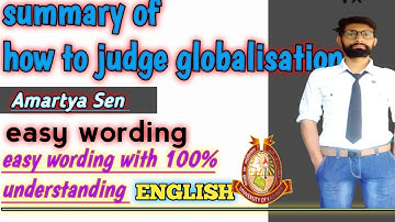 how to judge globalisation summary in English urdu||Amartya Sen how to judge globalisation summary