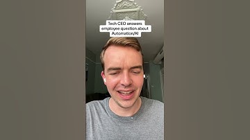 Tech CEO answers employee question about Automation/AI