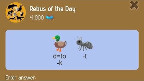 Rebus Of The Day Zoo 21 December | Zoo Rebus Of The Day | Rebus Of The Day Zoo Code