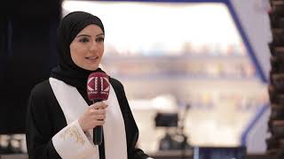 معرض الدوحة الدولي للكتاب نسخة 29-اسماء الحمادي -اعالامية في قناه الجزيرة