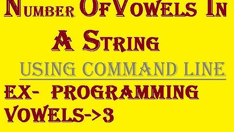 TCS PLACEMENT PROGRAM TO COUNT NUMBER OF VOWELS by C MADE EASY||CMADEEASY