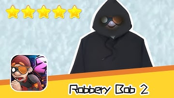 Robbery Bob 2 Pilfer Peak Level #19 Walkthrough Black Hood Suit Recommend index five stars