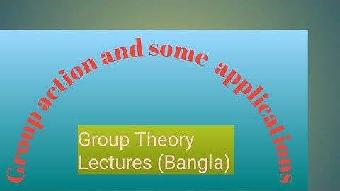Group Action-Part-II || Action by conjugation and applications || Class Equation ||