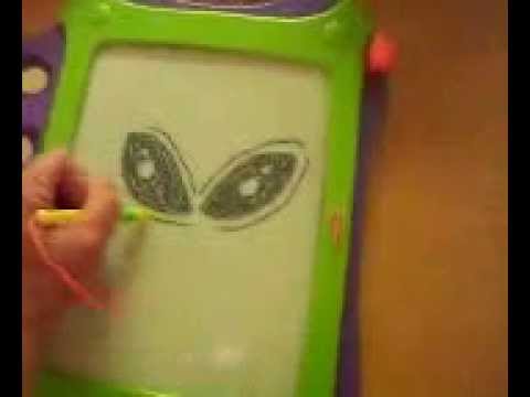 Neal uses doodlepro to draw an alien for Luke