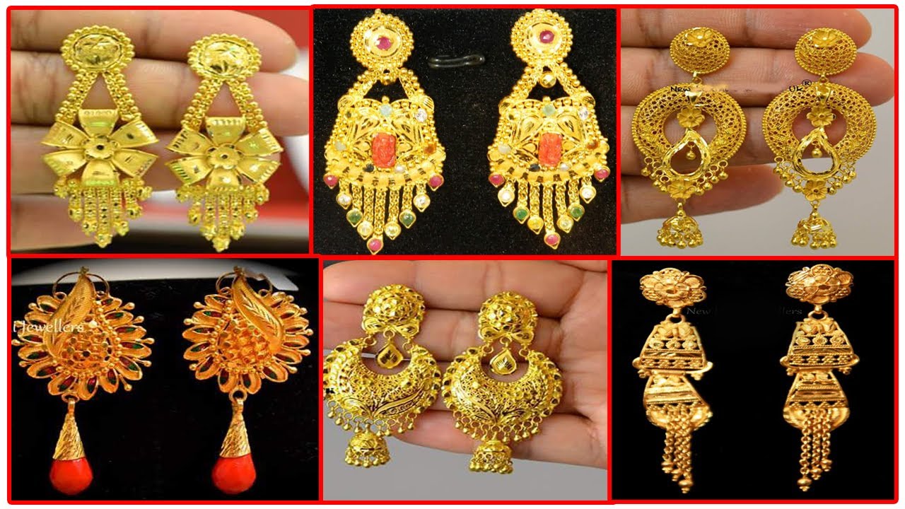 Latest Party wear Earrings collection 2020 | Jhumka, jhumki hoop ...