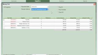 How to Process a Payment in Cashflow Manager Small Business Accounting Software screenshot 4