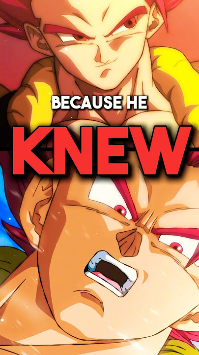 Why GOGETA Didn’t Go Super Saiyan God Against Broly!? #shorts