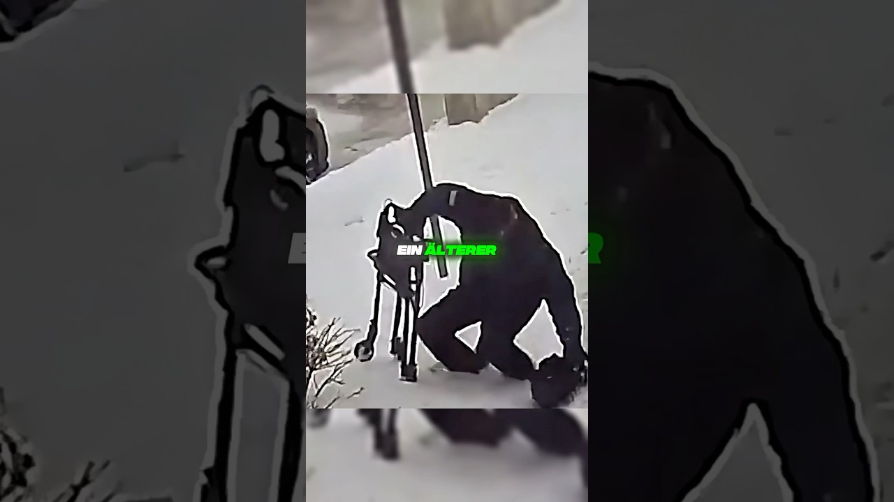 Ohne zu zögern sollte er einem Fremden alten Mann helfen