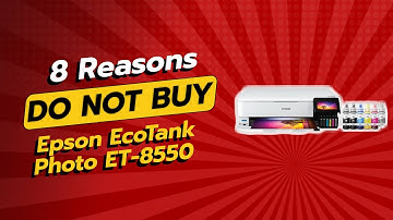 Epson EcoTank ET-8550 | 8 Shocking Reasons NOT to Buy! 🚫🖨️