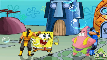 M.U.G.E.N. Battles | SpongeBob/Scorpion vs Patrick/Sub-Zero