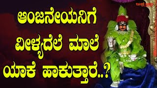 ಆಂಜನೇಯನಿಗೆ ವೀಳ್ಯದೆಲೆ ಮಾಲೆ ಯಾಕೆ ಹಾಕುತ್ತಾರೆ..? ವೀಳ್ಯದೆಲೆಯ ಮಹತ್ವವೇನು..? | Vilyedele Pooje For Hanuman