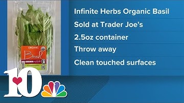 CDC warns of salmonella infections linked to contaminated basil sold at Trader Joe’s