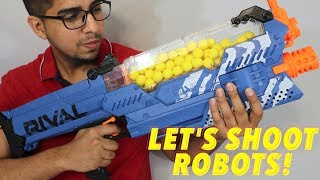 deadline Er Nyttig UNBOXING & LETS PLAY! - Nerf Rival NEMESIS - MXVII‑10K BLASTER ‑ FULL  REVIEW! - YouTube