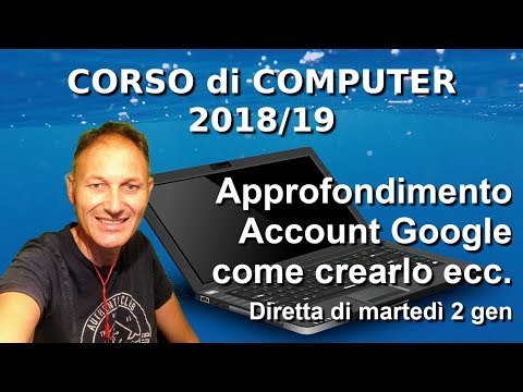 Come creare un account Google | Corso computer 2018/19 | Daniele Castelletti | Maggiolina