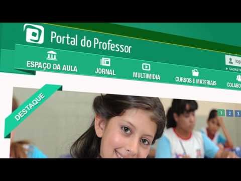 Conheça o Portal do Professor