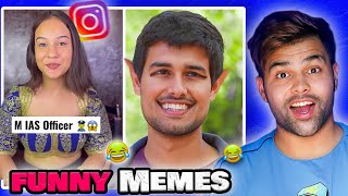 DHRUV RATHI & FUNNY Indian Memes 🤣 (MEME REVIEW)