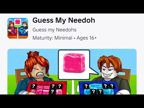 Guess My Needoh #roblox #robloxmemes #games #robloxmemes #robloxgames #needoh #trending #gaming #fy 