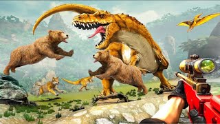 Carnivores Dino Hunting: Wild Bear Animal Shooting- Android GamePlay Part 2 #DinoHunting screenshot 5