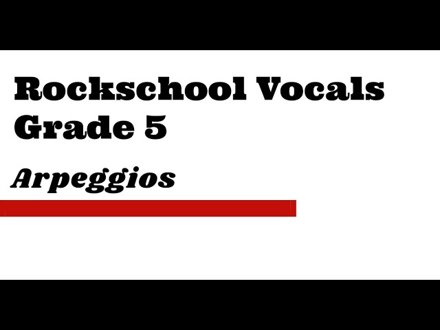 Rockschool Vocals Grade 5 (2021) - Sheet Music Plus
