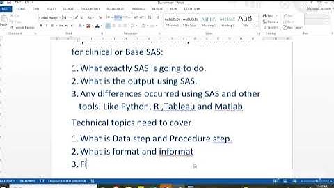 SAS Interview Questions