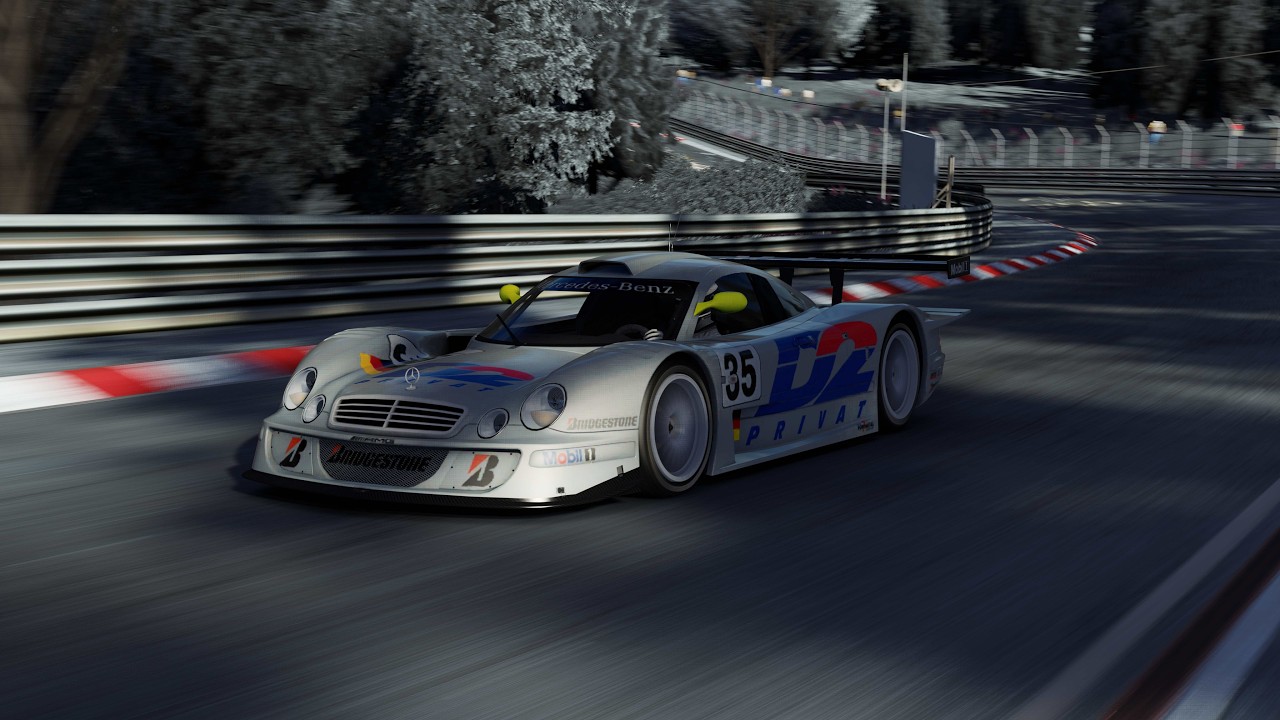 Mercedes Benz CLK LM M119 6.0 V8 LMGT1 en Nürburgring | Assetto Corsa