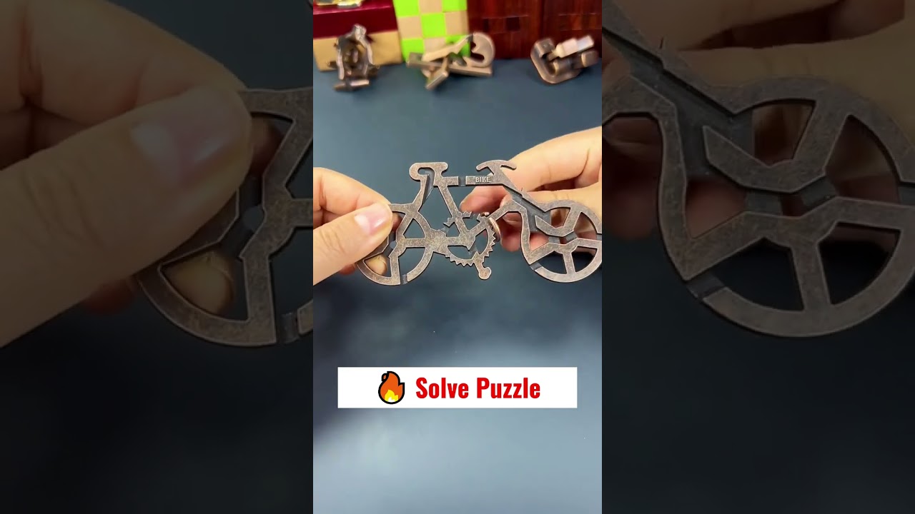 Hanayama metal cycle puzzle unlock 