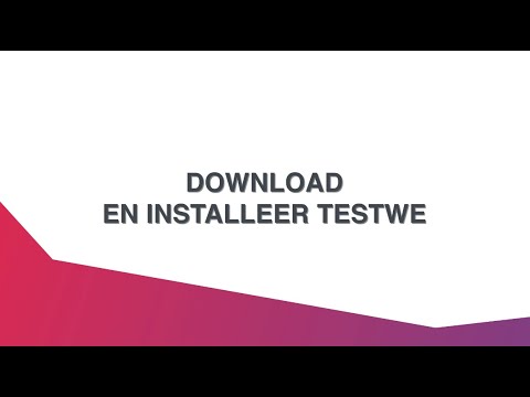 Download en installeer TestWe - YouTube