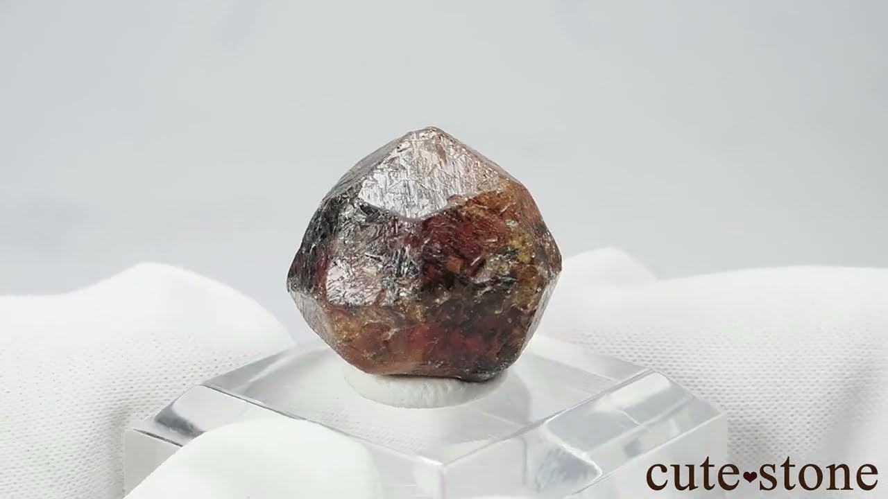 ナイジェリア産スペサルティンガーネット原石 ナイジェリア産 スペサルティンガーネットの原石 No.1 - cute stone -