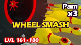 Wheel Smash (ROLLIC) - Gameplay Walkthrough HD - (LVL 161 - 180) - Android - 2020 screenshot 5