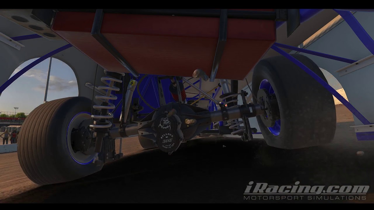 UMP Modified rear suspension in action iRacing YouTube