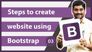 Steps to create a Website using Bootstrap - Bootstrap Tutorial 03