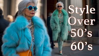 🇪🇸Elegant at Any Age,Madrid Street Style Over 50,60 and 70 | Street Fashion Spain 💖👠