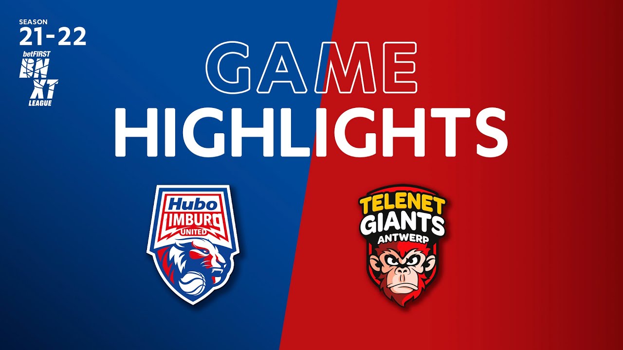 GAME HIGHLIGHTS Limburg United vs Giants Antwerp YouTube