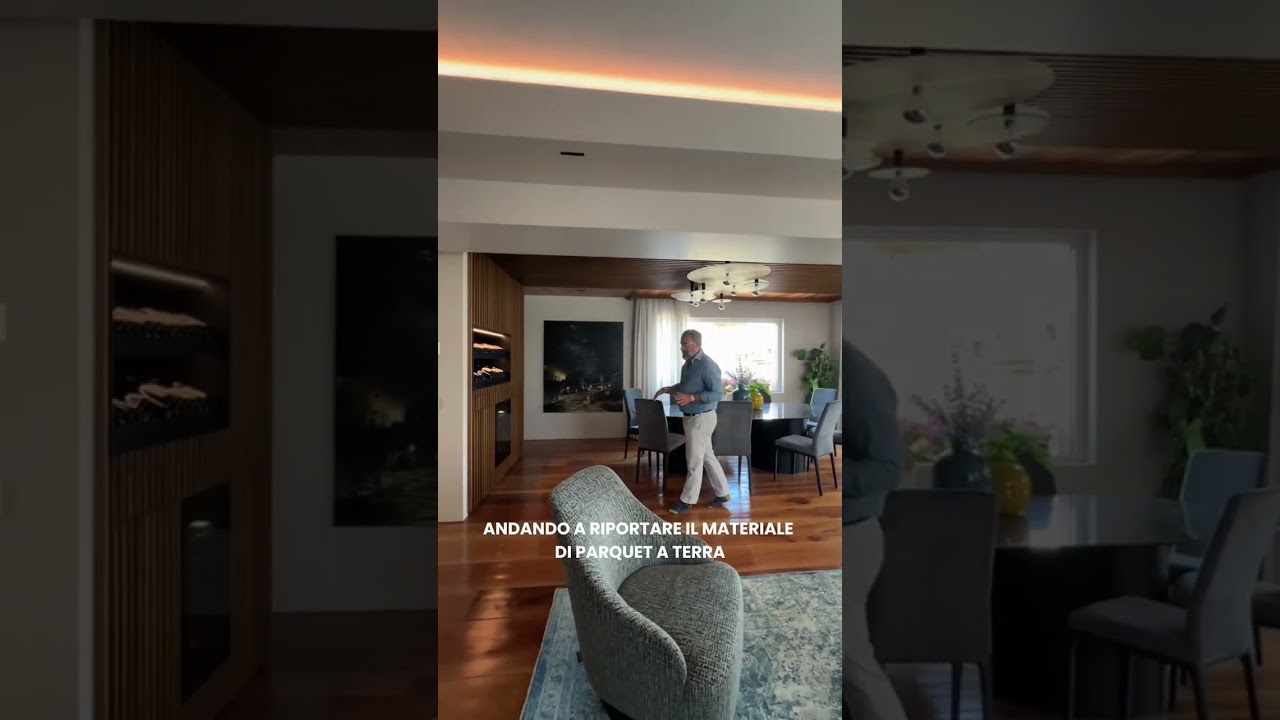 Parquet e parete e soffitto 