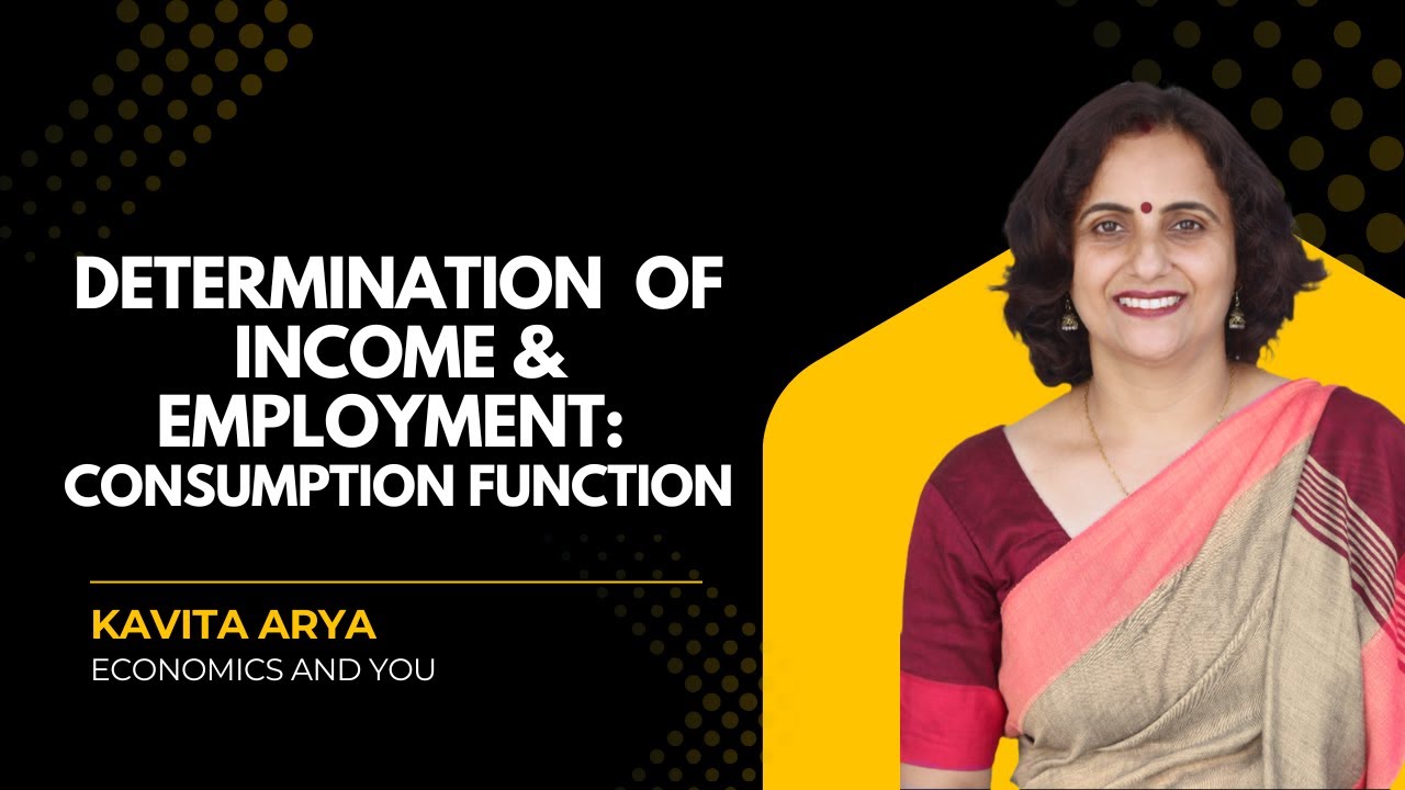 Determination of Income & Employment | Consumption Function | CBSE | Class 12 | Macroeconomics