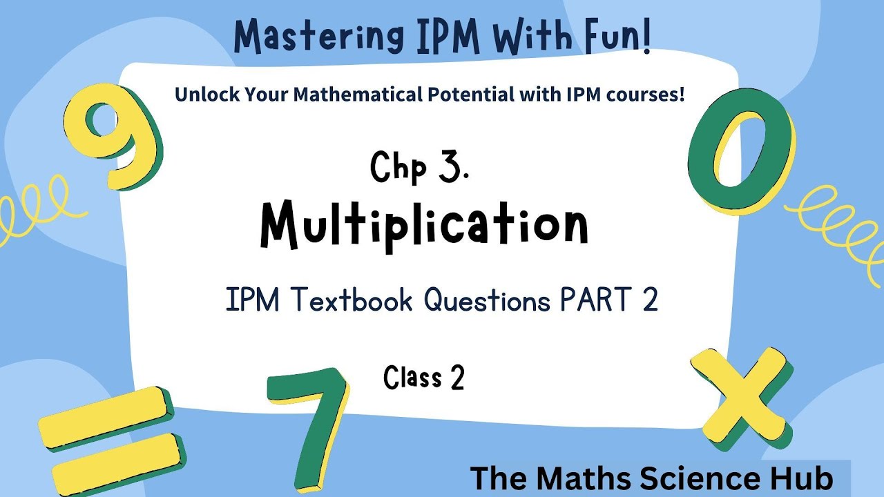 Ipm Math Book IPM Class 2 Multiplication Part 2 Mathemagic Maths scholarship #ipm # ...