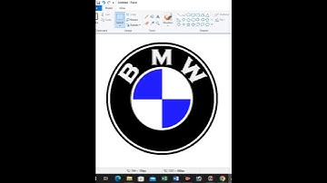Speedy BMW Wheel Art in MS Paint! #Shorts #mspaint #logo #viral