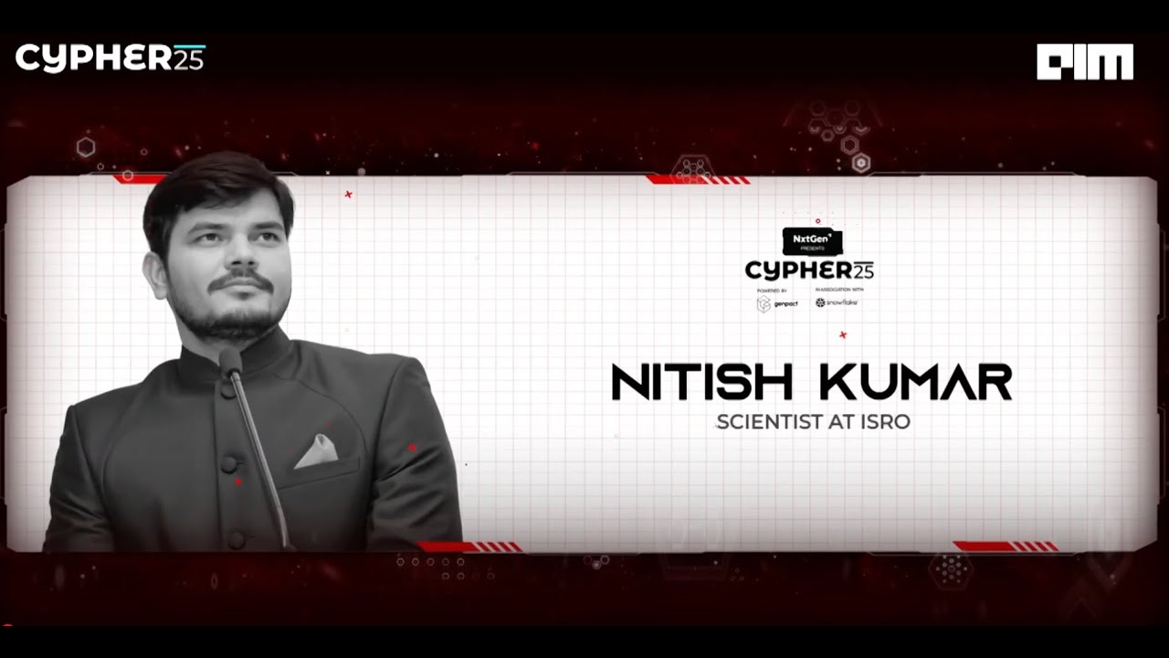 Innovating in AI for Space Technology | Nitish Kumar - Scientist at ISRO