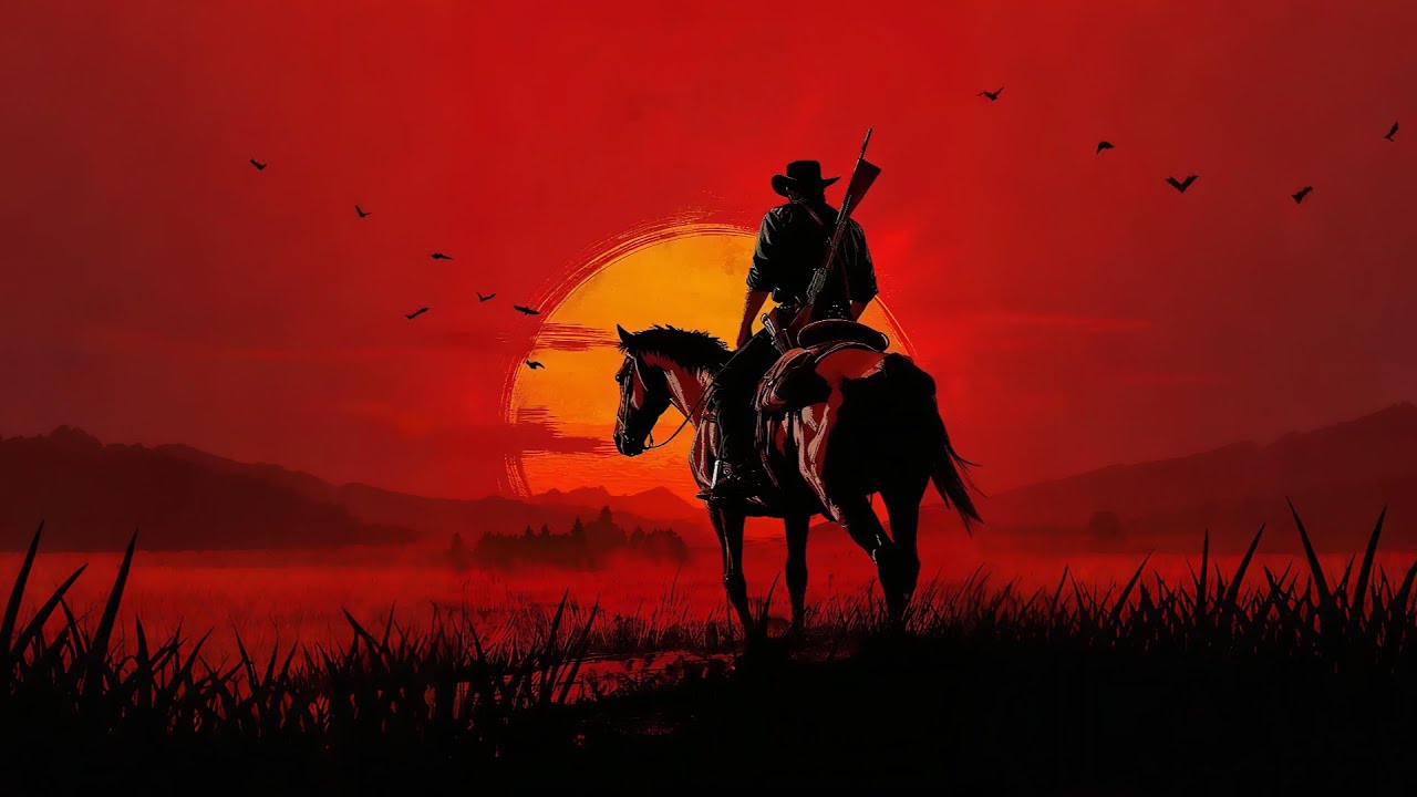 Desert Hymns: Old West Outlaw Country | Stand in the Dust, Watch the Crimson Sunset Fade | 1H