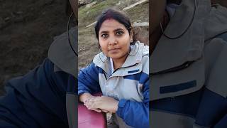 Maggie on Mountain#pahad #maggi #chai #manali #mountains #couple #snow #summervacation #travel