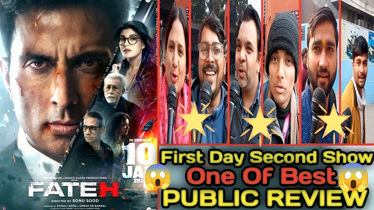 Fateh Public Review ll Fateh Public Review First Day Second Show One Of Best 💯 Sonu Sood, Jacqueline