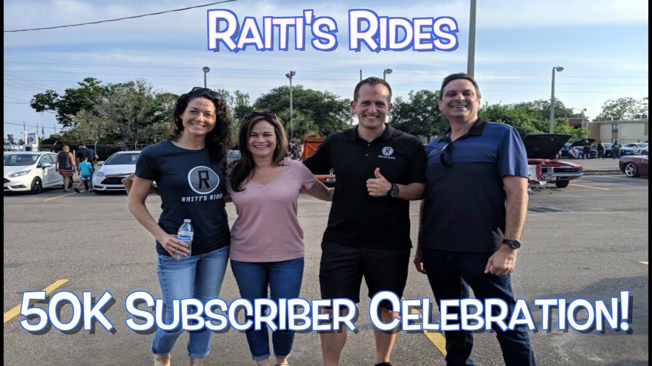 Raiti's Rides 50k Subscriber Celebration At Walker Ford Clearwater ...